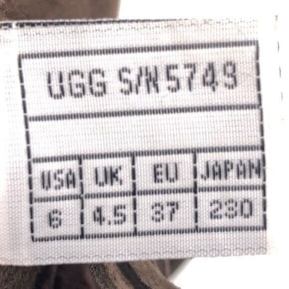 UGG Gaviota Brown Leather Winter Boots 6 - Picture 7 of 11